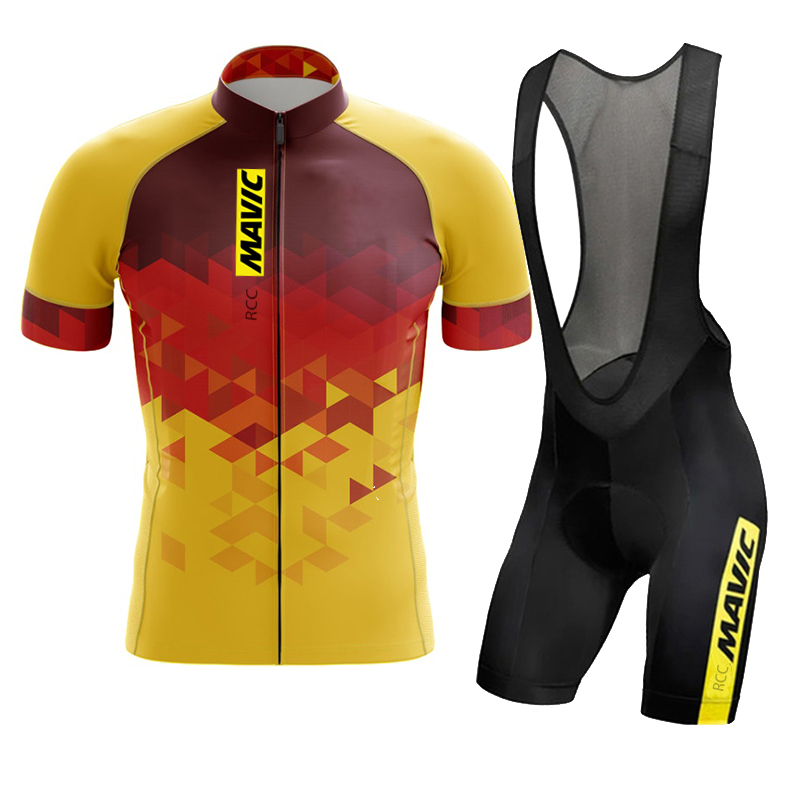 Cycling Commuter Shorts - Mavic-トライアスロン用の男性用サイクリングセット,半袖衣類,よだれかけとショーツ,夏,2024