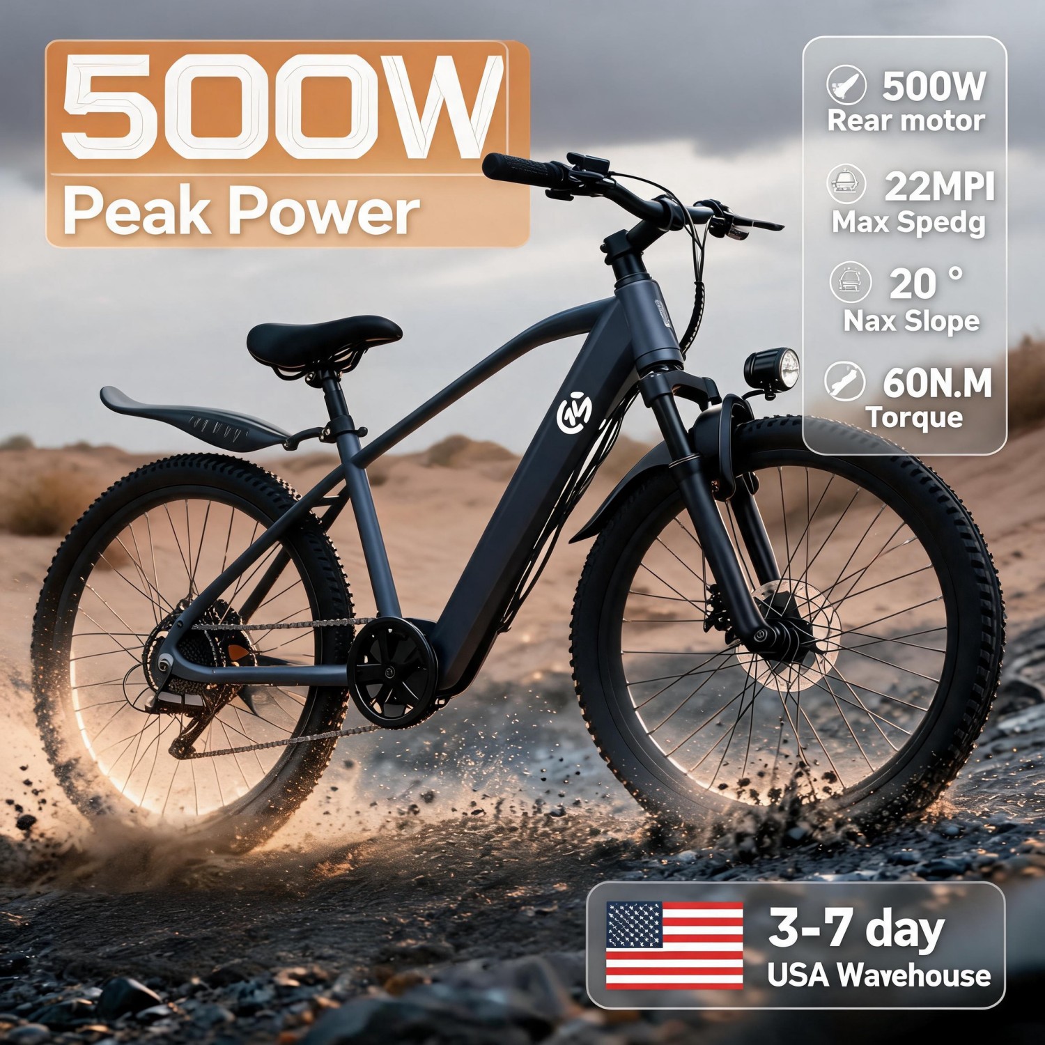 Commuting With Bike - サイバーマンデー電動自転車、全地形対応電動自転車、競技グレードオフロード通勤用電動自転車、サイクリングエキスパートが最適化したパワーシステムとペダルアシスト搭載、高級仕様、無料ロックツールセット付き、豪華なホリデーギフト