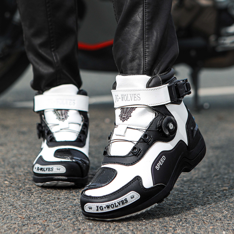 Cycling Commute Shoes - 四季新サイクリングブーツアンチスリップ通気性通勤サイクリングシューズオートバイオフロード男性ラリーサイクリングシューズ機器