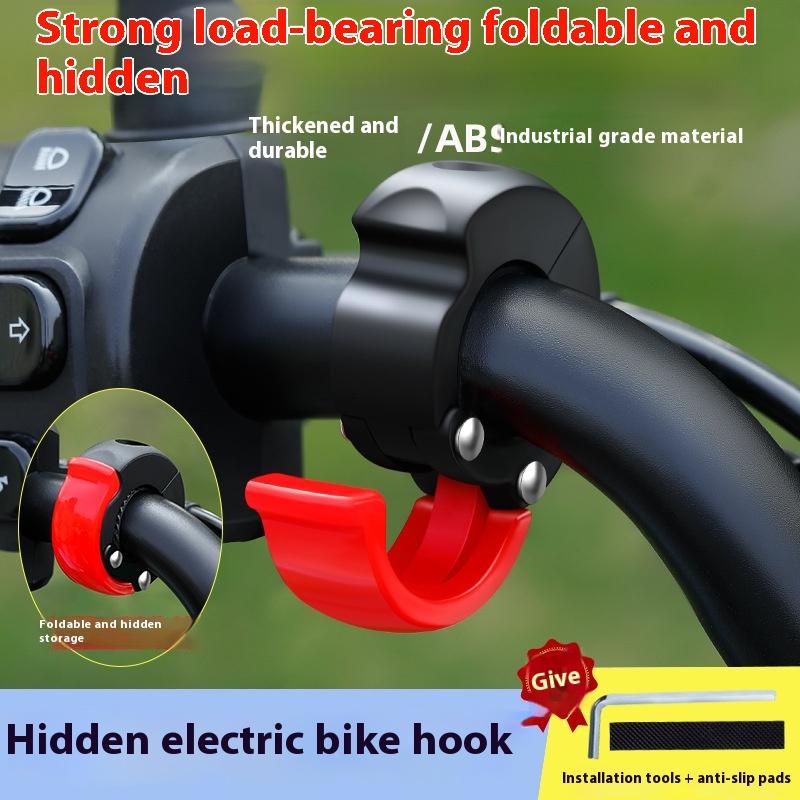 Cycling Commute Bag - (BF06) 1 セット自転車スクーターオートバイヘルメットフック ABS 荷物ヘルメットハンガー吊り下げバッグフック DIY