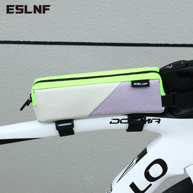 Cycling Commute Bag - ESLNFバイクバッグ トップチューブバイクフレームバッグ 防水自転車アンダーチューブバッグ MTBロードバイク用 自転車トップチューブバッグ 自転車バッグ