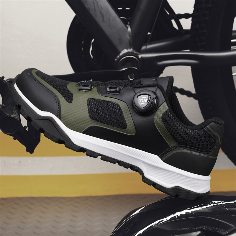 Cycling Commute Shoes - 快適なカジュアル四季ロードマウンテンバイクライディングシューズユニセックスアンチスリップファッション通勤アウトドアオフロードライディングシューズ