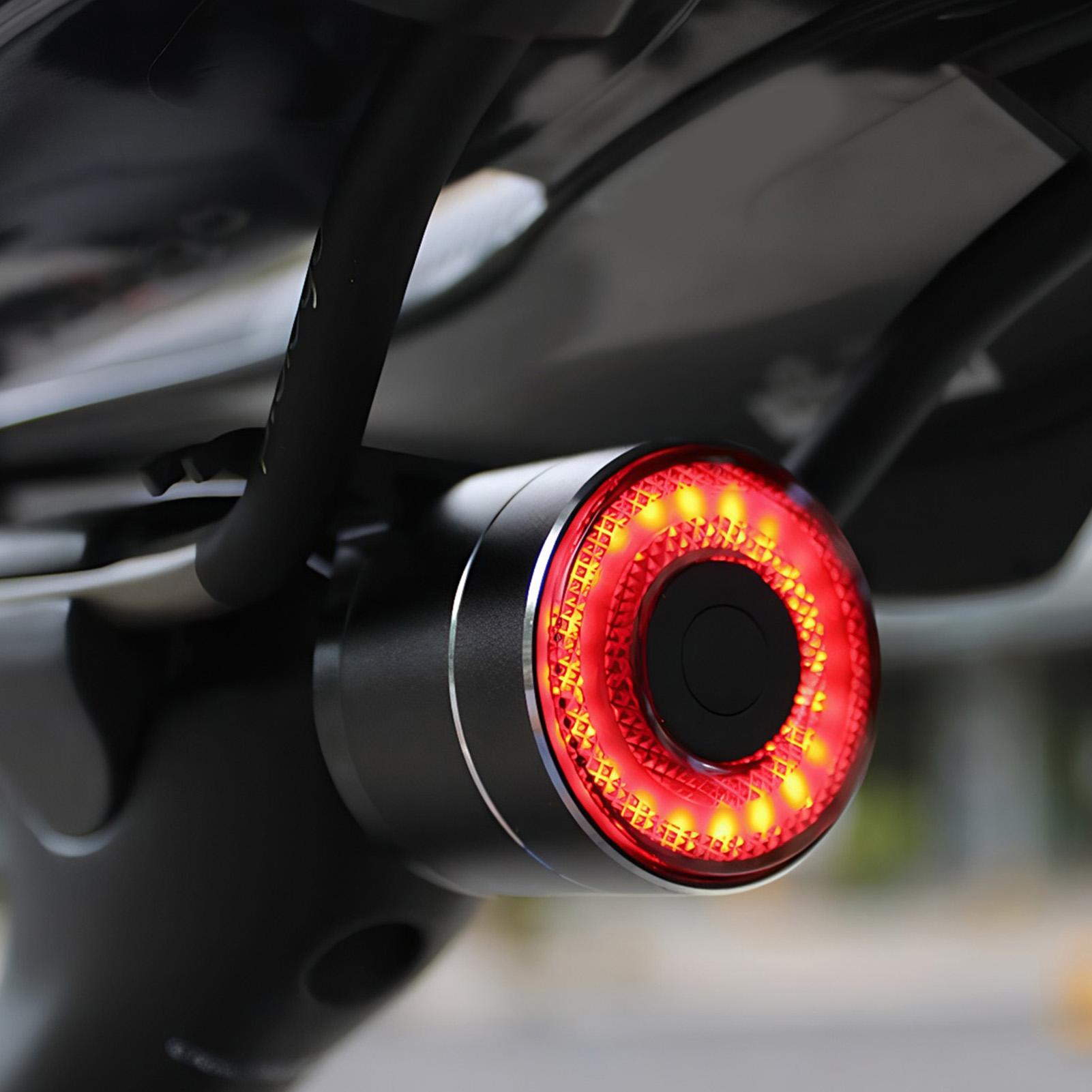 Cycling Commuter - 自転車リアライト スマートバイクテールセンシングライト サイクリングブレーキセンシングランプ 乗馬用 マウンテンロード 毎日の通勤