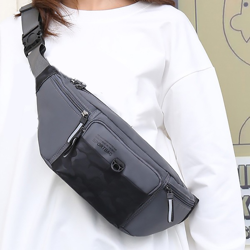 Cycling Commuter Bag - ジムスポーツチェストバッグオートバイハイキングサイクリングランニング通勤ウエストバッグポータブル旅行アウトドア旅行携帯電話クロスパック