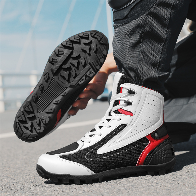 Cycling Commute Shoes - サイクリングシューズ、バイク用防水通勤ブーツ、オフロードラリーバイクシューズ、バイク旅行アウトドアレジャー人気スタイル