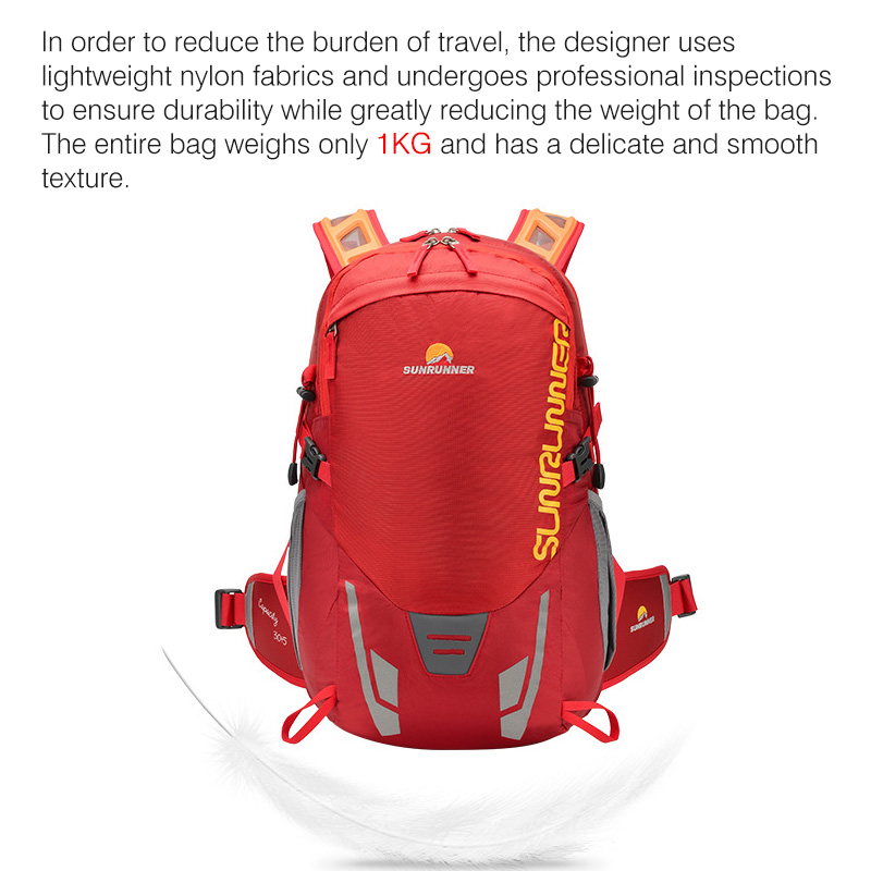 35L ハイキングバックパックバッグ大容量旅行キャンプ登山バ - Cycling Journey のレビューと価格