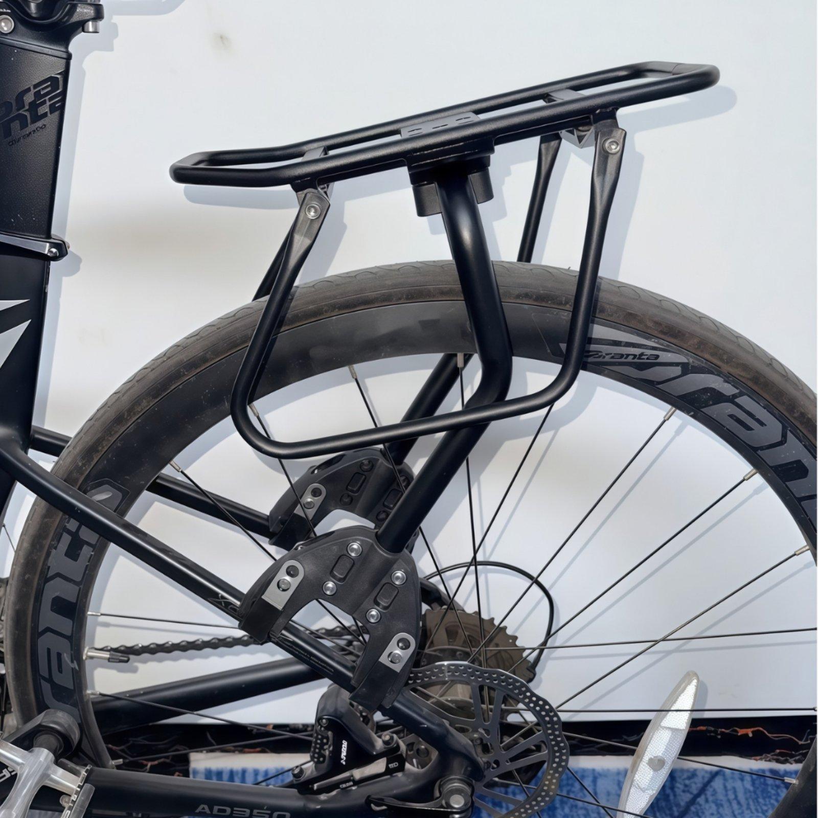 クイックリリースサイクルカーゴラック 取り付け簡単 シートポ - Cycling Commuter のレビューと価格