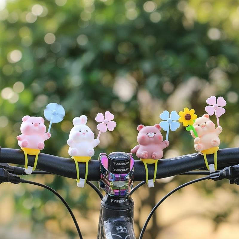 自転車ハンドルバー装飾品 面白い耐久性のあるPVC装飾品 子 - Cycling Commuter のレビューと価格