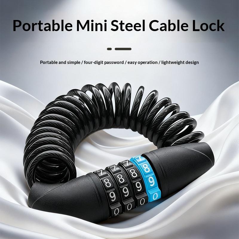 新型バイク・自転車用盗難防止チェーン 4桁パスワード式コンビ - Chain Lock Combination のレビューと価格