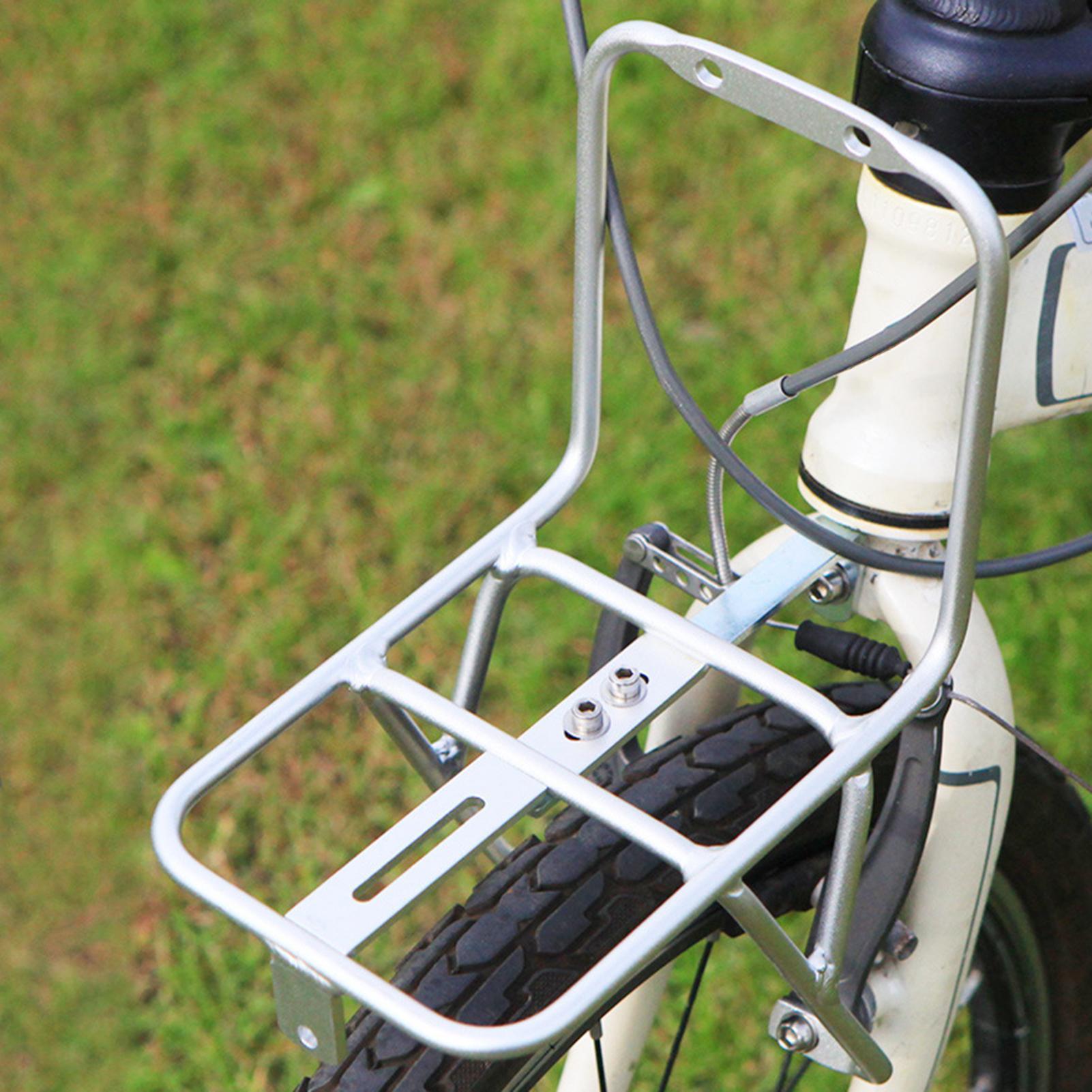 自転車フロントラック アルミ合金キャリア ヘビーデューティー - Cycling Commuter のレビューと価格