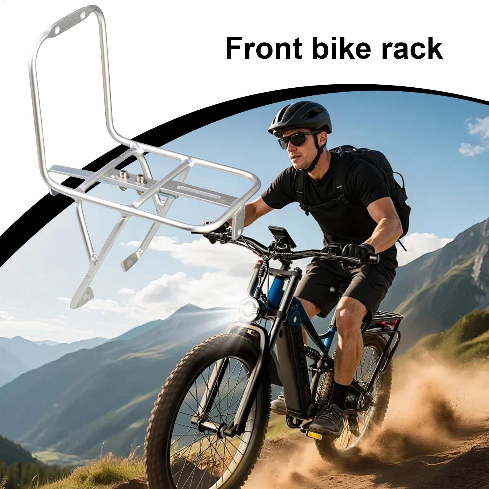 自転車フロントラック アルミ合金キャリア ヘビーデューティー - Cycling Commuter のレビューと価格
