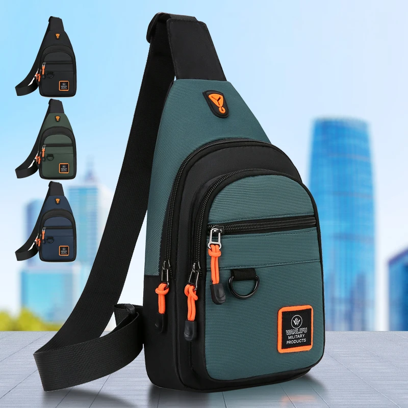 新しいメンズチェストバッグメンズレジャーアウトドアハイキング - Cycling Commute Bag のレビューと価格
