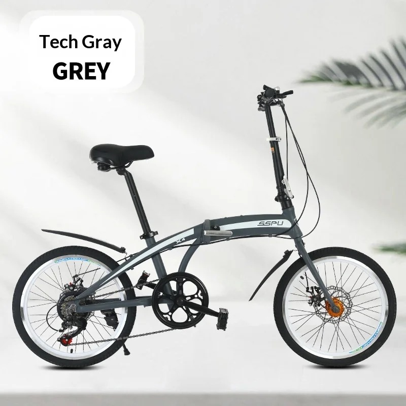 超軽量20インチ折りたたみ自転車 - アルミ合金製ポータブル - Commuting With Bike のレビューと価格