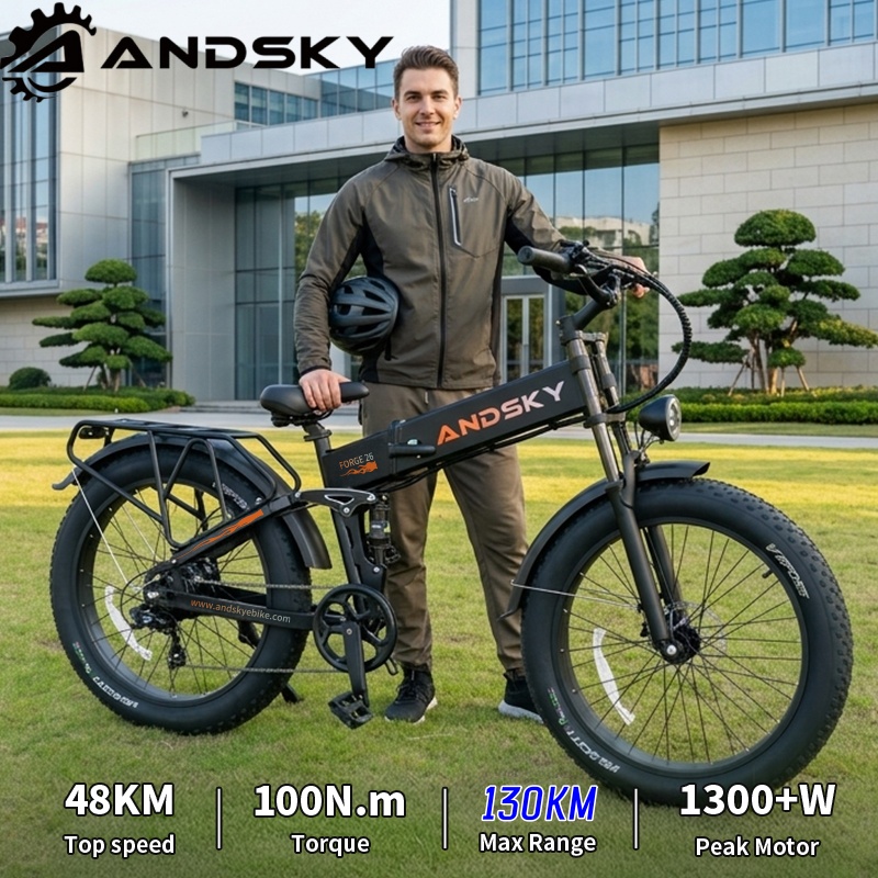 ANDSKY Forge 26 折りたたみ式電動自転車 13 - Commuting On Mountain Bike のレビューと価格