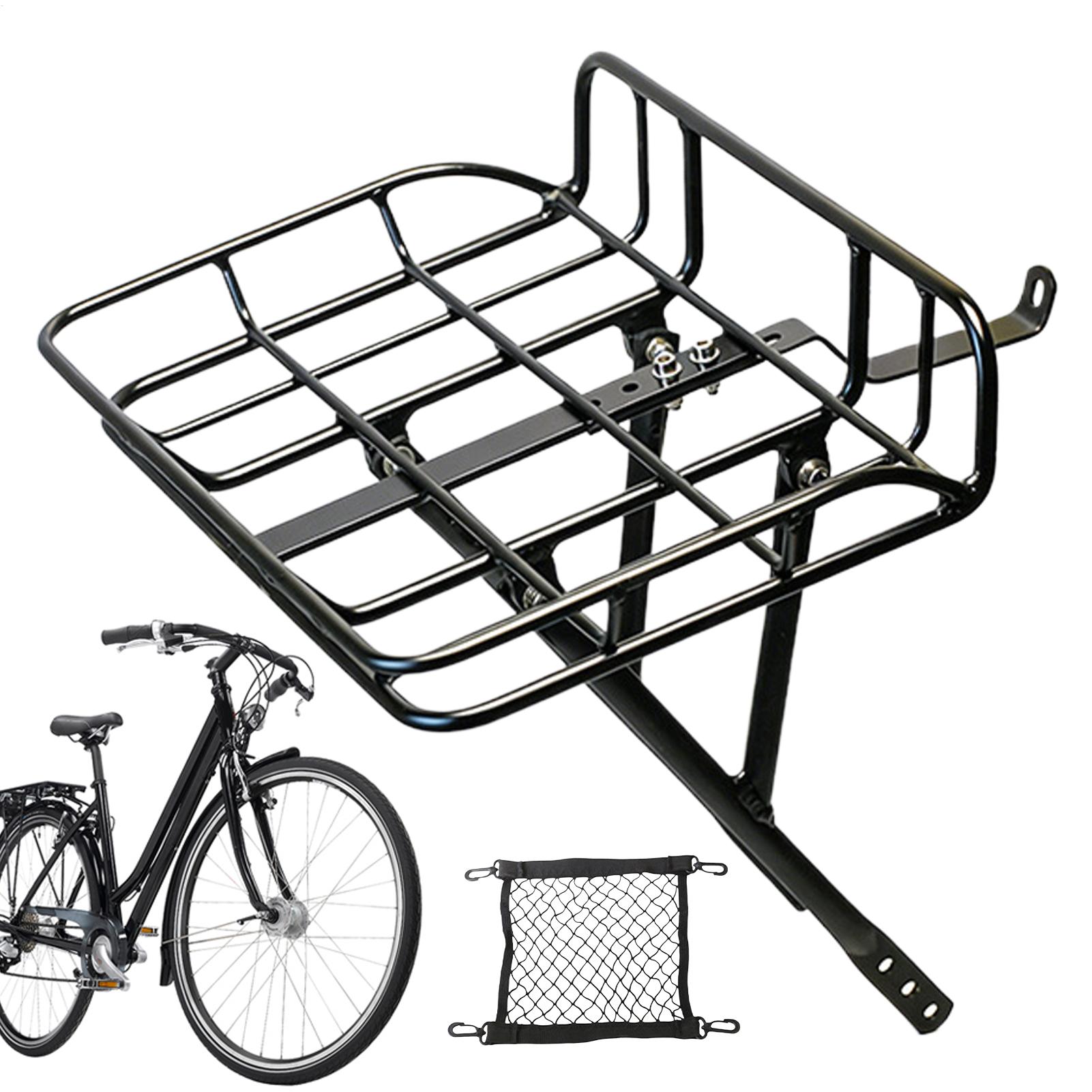 クイックリリース式フロントバイクバスケット 大容量メタルカー - Cycling Commuter のレビューと価格