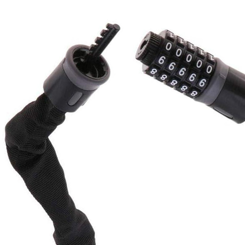 汎用5桁ダイヤル式自転車チェーンロック、バイクチェーンロック - Chain Lock Combination のレビューと価格