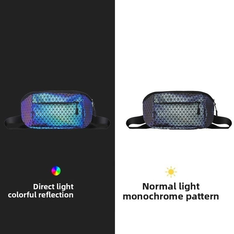 反射材付きクロスボディバッグ 多目的スポーツスリングパック  - Cycling Commute Bag のレビューと価格