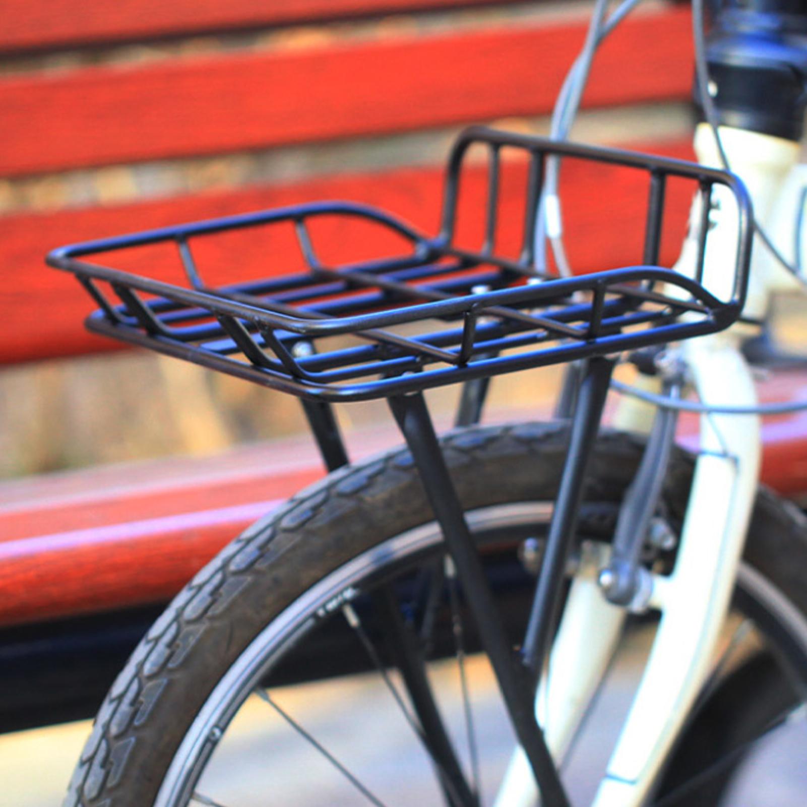 クイックリリース式フロントバイクバスケット 大容量メタルカー - Cycling Commuter のレビューと価格