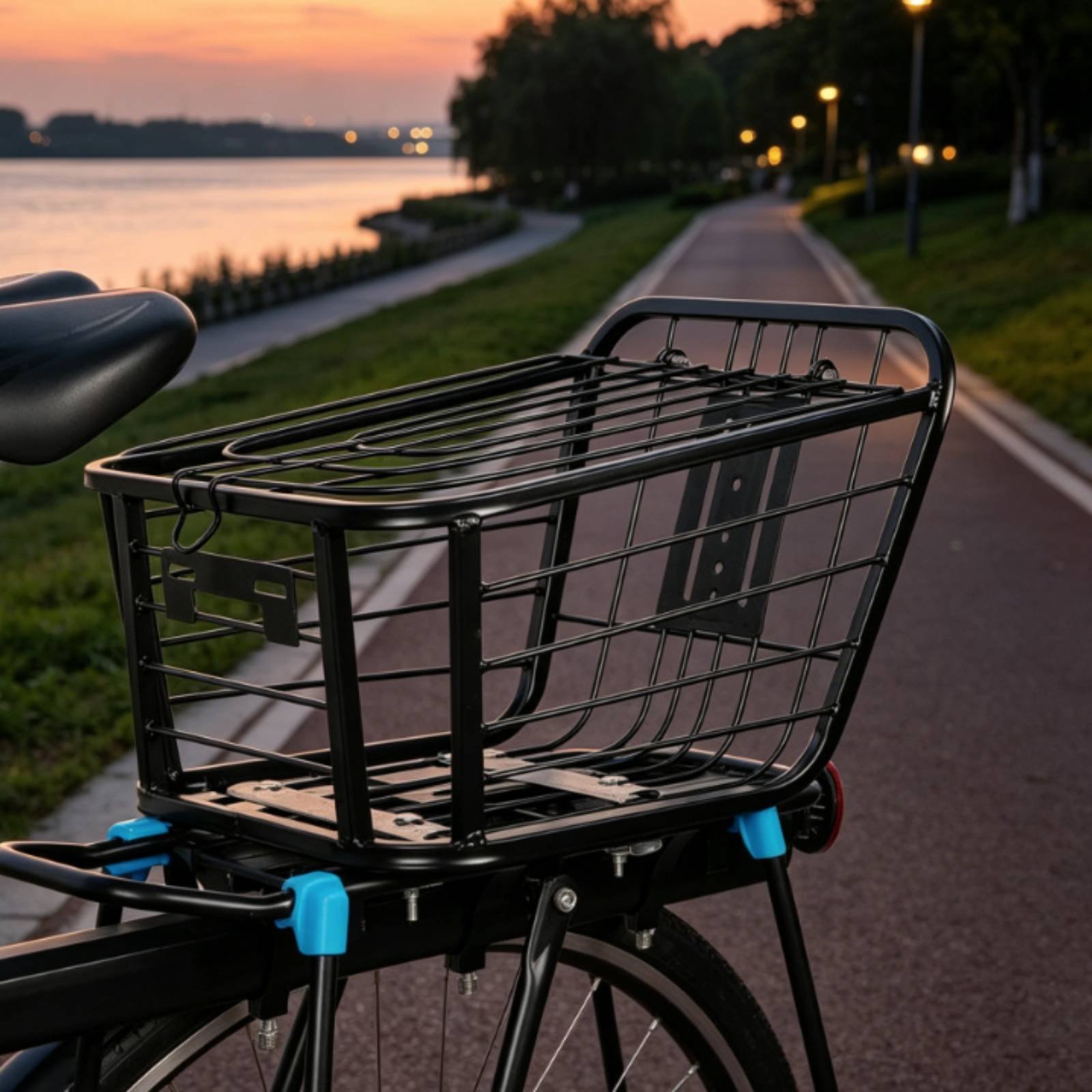 折りたたみ式リアバイクバスケット 折りたたみ式マウンテンバイ - Cycling Commuter のレビューと価格