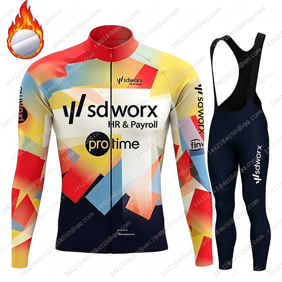 SD Worx 2026 チームサーマルフリースサイクリング - Cycling Commuter Jacket のレビューと価格