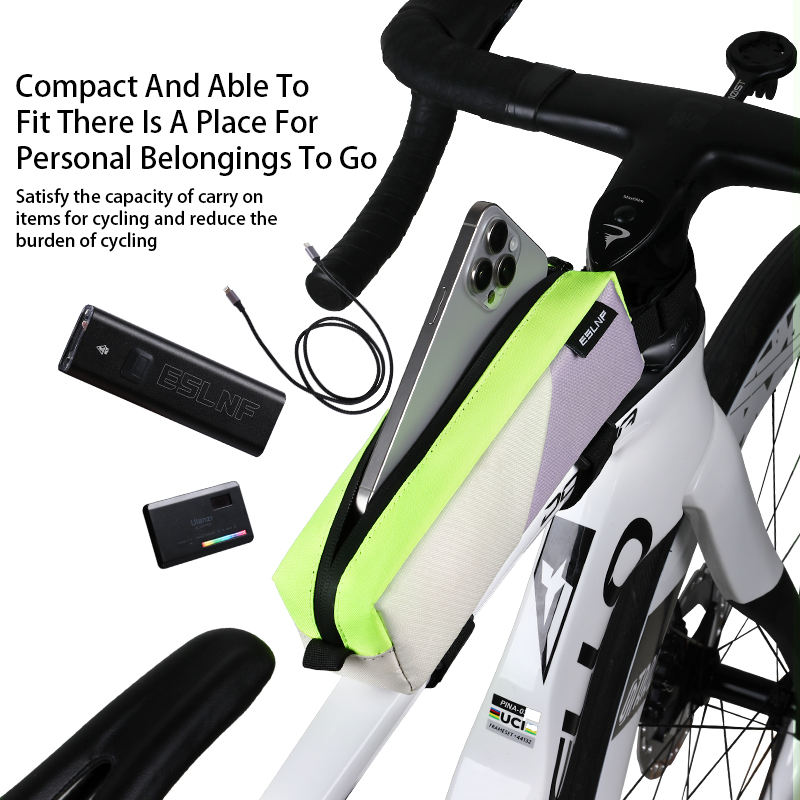 ESLNFバイクバッグ トップチューブバイクフレームバッグ  - Cycling Commute Bag のレビューと価格