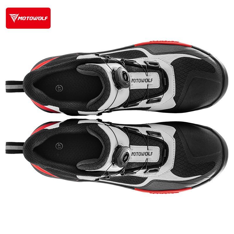 メンズサイクリングシューズ防水レザーレーシングブーツ四季通勤 - Cycling Commute Shoes のレビューと価格