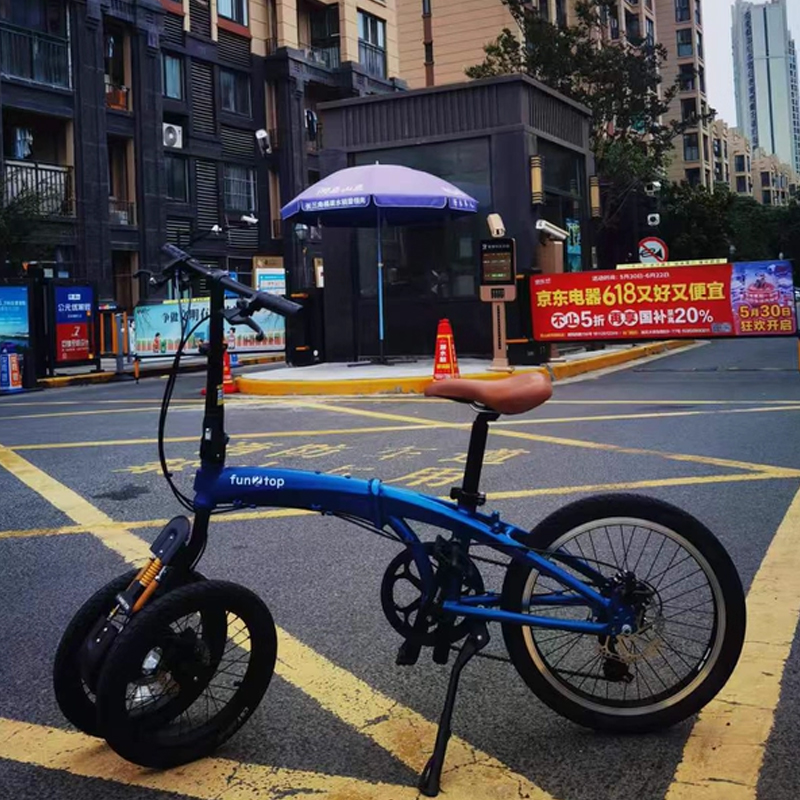 20/16インチ デュアルフロントホイール折りたたみ自転車  - Commuting With Bike のレビューと価格