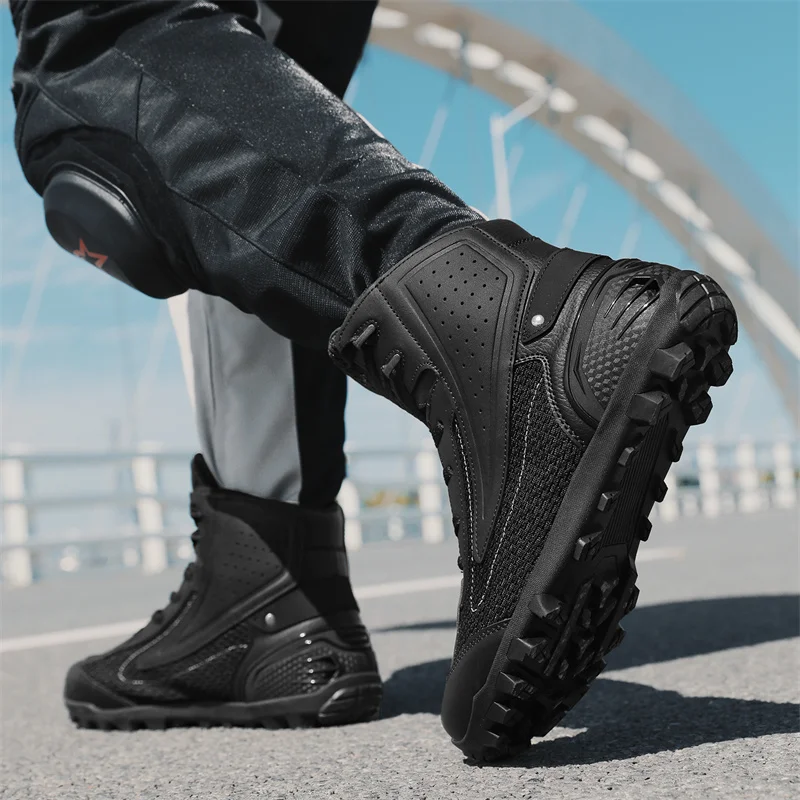 オートバイ用防水ブーツ,オフロードラリー,オートバイシューズ - Cycling Commute Shoes のレビューと価格