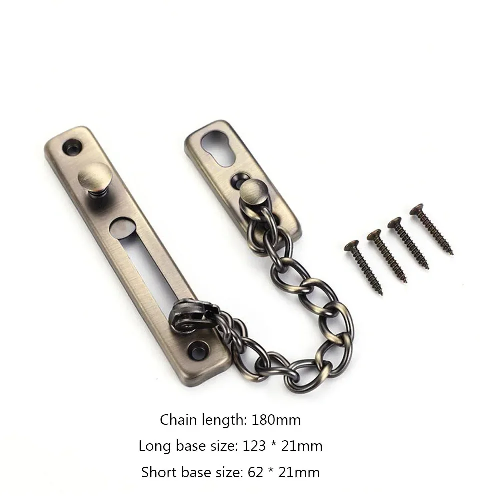 盗難防止ドアロックボルト安全チェーン、ホームラッチバックルガ - Chain Lock Combination のレビューと価格