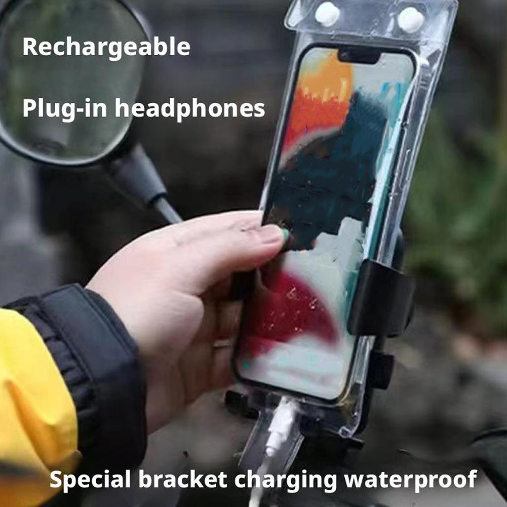 オートバイ自転車防水電話バッグ TPU ケース充電式 HD  - Cycling Commuter Bag のレビューと価格