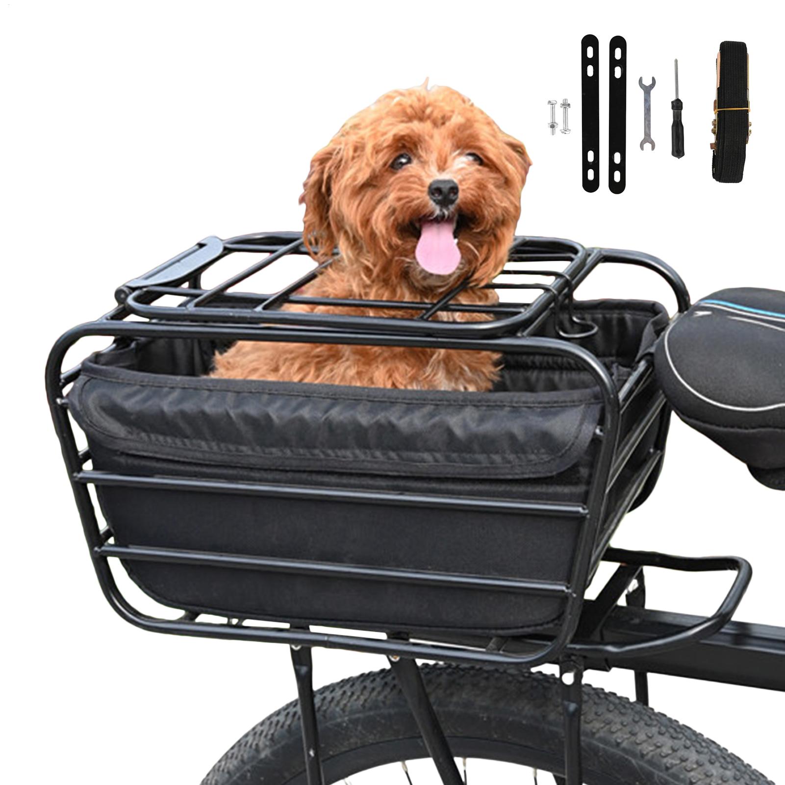 自転車リアバスケット、頑丈な自転車用リアオーガナイザー、ペッ - Cycling Commuter のレビューと価格
