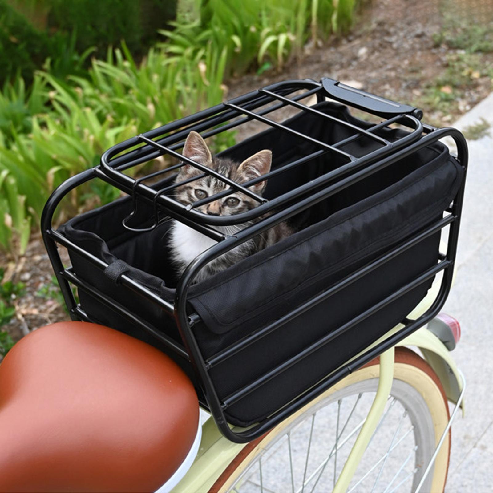 自転車リアバスケット、頑丈な自転車用リアオーガナイザー、ペッ - Cycling Commuter のレビューと価格