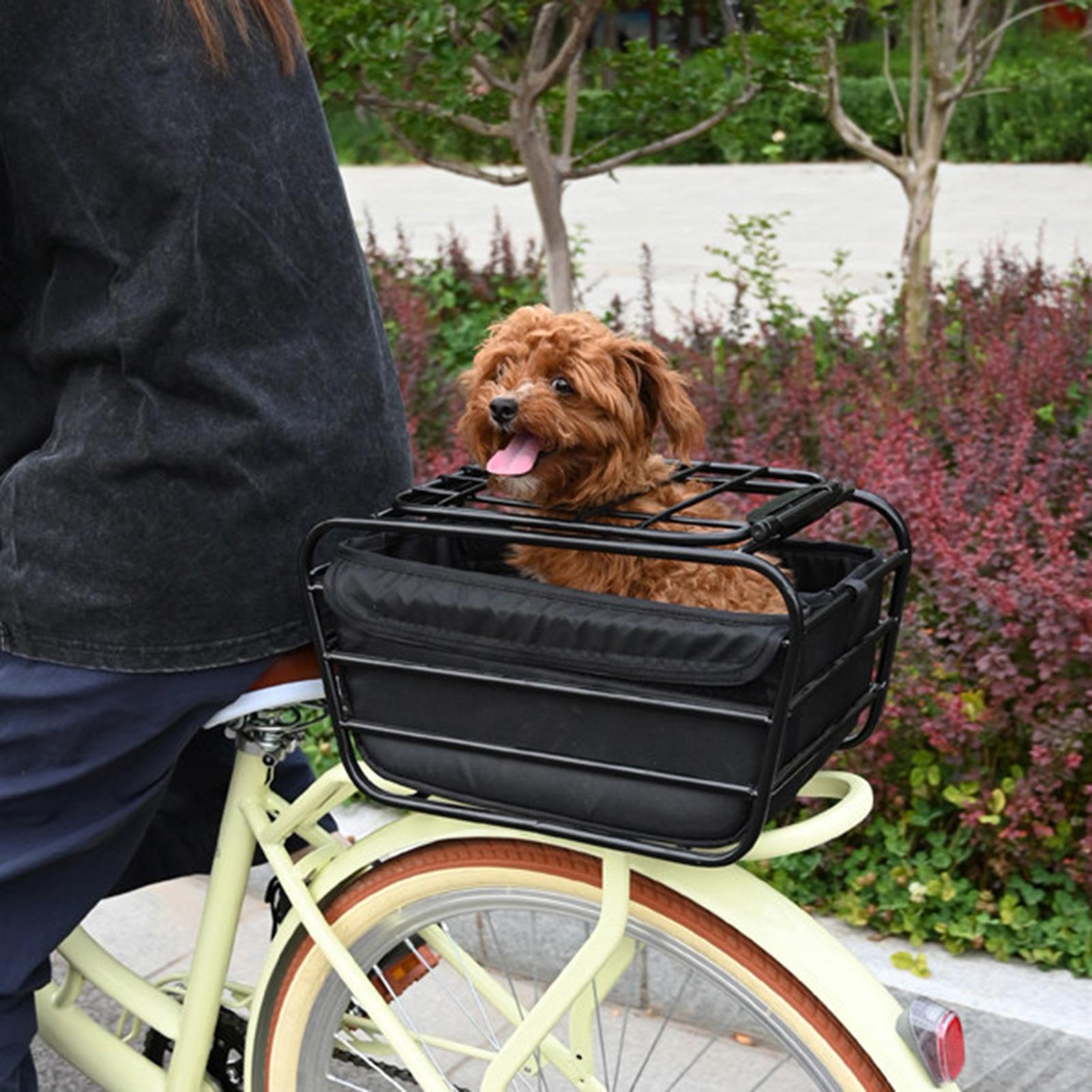 自転車リアバスケット、頑丈な自転車用リアオーガナイザー、ペッ - Cycling Commuter のレビューと価格