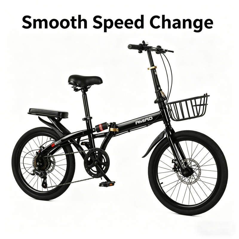 20 インチ折りたたみ自転車 7 スピード大人用自転車ポータ - Commuting With Bike のレビューと価格
