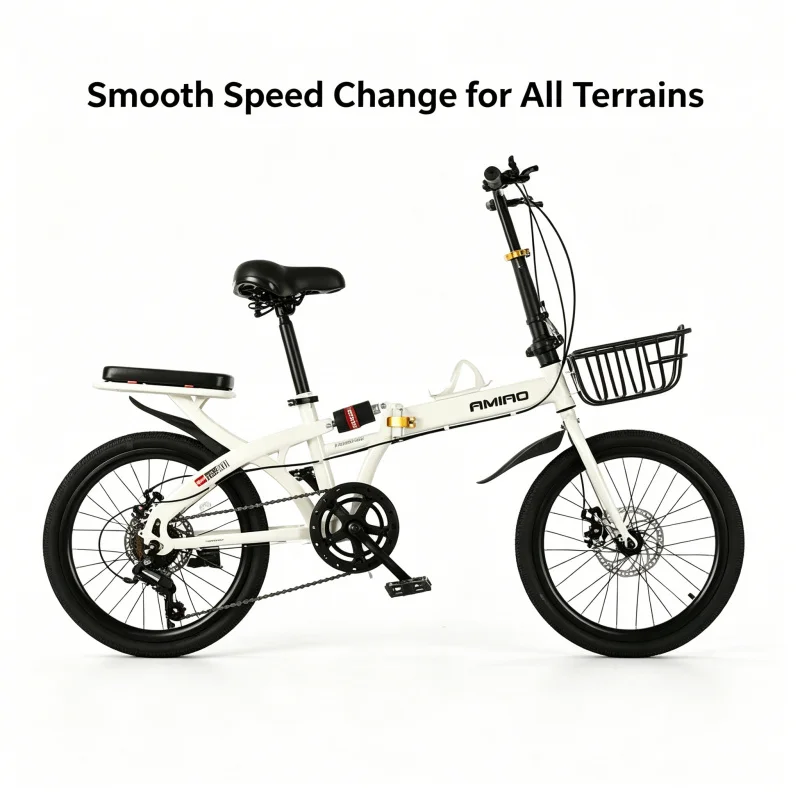 20 インチ超軽量折りたたみ自転車 7 スピードポータブル通 - Commuting With Bike のレビューと価格