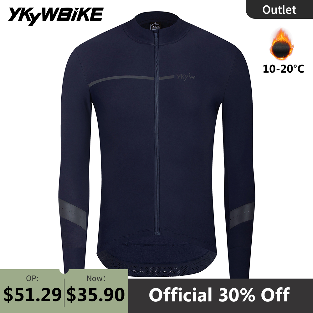 YKYWBIKE メンズ 冬用サイクリングジャージ 暖かいロ - Cycling Commuter Jacket のレビューと価格